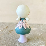 *Original* 2.75” Magnetic Clicques Doll: Girl with Tiger