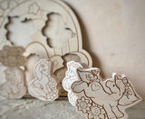 *Engraved* 9.5”h 5pc Rainbow Magic Puzzle