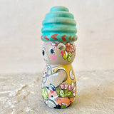 4” Bear Mama with Beehive Hat