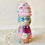 *Original* 4” Pink Bear with Coffee ☕️