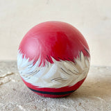 *Original* 3” Round Santa: Red