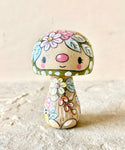 3.25” Olive Green Mushroom Girl