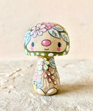 3.25” Olive Green Mushroom Girl