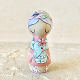 *Original* 2.25” Animal Guardian Girl: Elephant