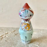 *Original* 4” Gray Cat Mama