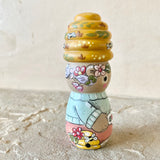 *Original* 4” Bear with Beehive Hat + Coffee