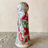 *Original* 5.5” Santa with 8 Tiny Reindeer: Red
