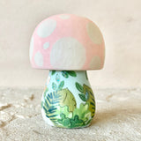 2.75” Pink Mushroom with Bunnies