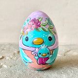 2.5” Egg Bluebird with Baby