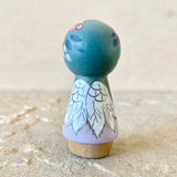 *Original* 2.25” Animal Guardian Girl: Narwhal