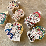 2” Archival Printed Jolly Friend: Gingerbread