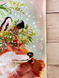 7x10” *Original* Red Fox in Snow