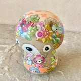 3.5” Tangerine Bonnet Bear with 3 Cubs