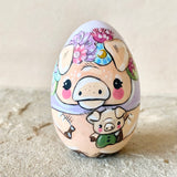 2.5” Egg Pig with Piglet
