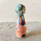 *Original* 3” Fox with Cardinal