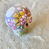 1.4” Tiny Round Mushroom: Purple Twin Mama