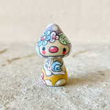 1.25” Tiny Pointy Mushroom: Lavender Snail