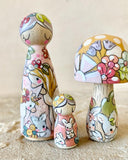 2.5” Mushroom with Woodland Friends