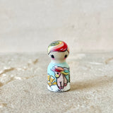 1.2” Tiny Guardian Boy with Rainbow Unicorn