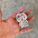 2” Archival Printed Jolly Friend: Gingerbread