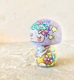 2.75” Mushroom Holding Owlet (Lavender)