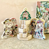 4” Archival Printed Doll: Lavender Guardian Angel