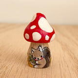 1.25” Tiny Mushroom: Squirrel