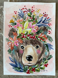 5x7” *Original* Mama Bear: Holiday