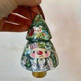 *Original* 4” Tree Ornament: Wolves and Birds