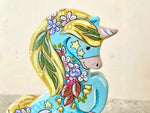 6” XOXO Unicorn with Golden Mane