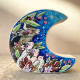 Set of Two: 4” Nativity Wild Moons Archival Printed on Maple