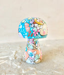 3.25” Mushroom Holding Baby (Blue)