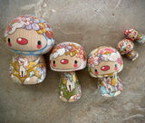 3.2” Magic Mushroom: Pink Cap with Unicorns