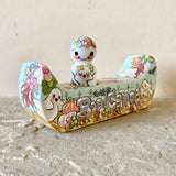 2pc Set: 5.5” Boo Canoe: Single Seater