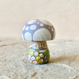 1.4” Tiny Round Mushroom: Purple Twin Mama