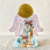 *Original* 5” Guardian Angel: Blue Bears + Wolves + Fawns