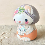 3.75” Lavender Bonnet Bunny