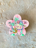 3” Flower with Beehive (Pink)