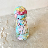 3.5” Unicorn Mama: Rainbow Twins