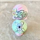 *Original* 2.75” Magnetic Clicques Doll: Girl with Koala