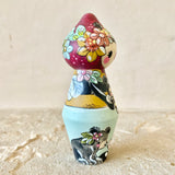 4” Bee Mama with Bonnet: Claret