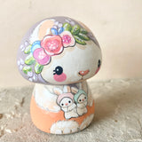 3.75” Lavender Bonnet Bunny
