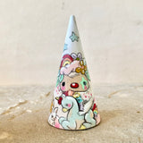 3” Cone Tree: Rainbow Unicorn