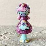 *Original* 2.75” Magnetic Clicques Doll: Unicorn With Rainbow
