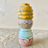 *Original* 4” Bear with Beehive Hat + Coffee