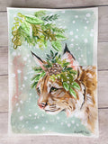 7x10” *Original* Bobcat in Snow