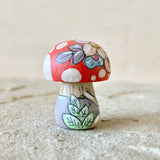 1.4” Tiny Round Mushroom: Red Mama
