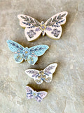 *Reproduction* 4pc Set of Butterflies 6”, 5”, 3.75”, 2.75”