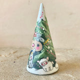 *Original* 3” Tree with Donkey, Cow, and Lambs