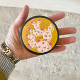 3.5” Trinket Box: Pink Prickly Pear